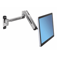 LX HD SitStand Wall Mount LCD Arm Polish