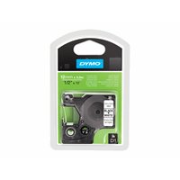 FLEXIBELE TAPE ZWART/WIT - 12MM