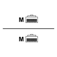 Cable/12.5m Flat Grey Ethernet Touch 10