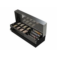 460 FlipLid Cash Drawer Blk 24v