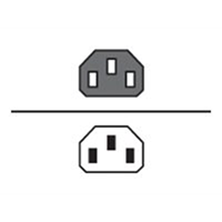 2.8m 10A/100-250V C13-IEC 320C14 Rk Pw C