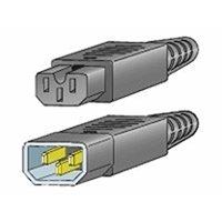 Cabinet Jumper Power Cord, 250 VAC 13A,