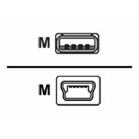 Console Cable 6 ft with USB Type A and m