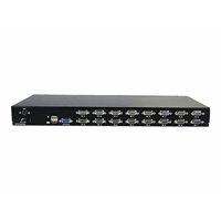 16 PORT 1U RACK MOUNT USB KVM SWITCH W 16 PORT 1U RACK MOUNT USB KVM SWITCH W