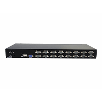 16 PORT 1U RACK MOUNT USB KVM SWITCH W