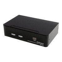 2P DVI USB KVM-switch w/Audio & USB-hub