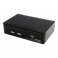 2P DVI USB KVM-switch w/Audio & USB-hub