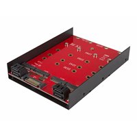 4x M.2 to SATA 3.5in mounting adapter