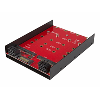 4x M.2 to SATA 3.5in mounting adapter