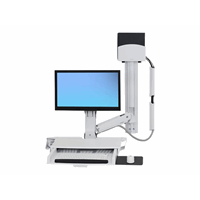 SITSTAND COMBO SYSTEM WORKSURFACE WHITE