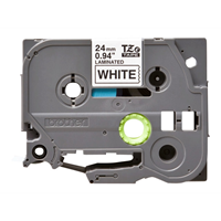 TZe251 24mm x 8m Standard laminated Blac