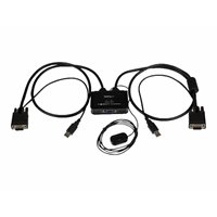 2 Port USB VGA Cable KVM Switch