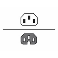 2m PwrCbl PDU t/SwtchIEC C14M-IEC C15F 2m PwrCbl PDU t/SwtchIEC C14M-IEC C15F