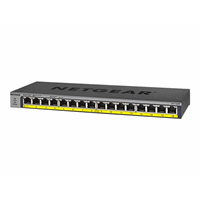 ProSAFE 16-Ports Gigabit Unmanaged PoE+