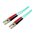 10m 10 Gb Aqua Fiber Patch Cable LC/LC