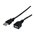 6FT BLACK USB 2.0 EXTENSION CABLE A 6FT BLACK USB 2.0 EXTENSION CABLE A