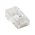 Cat5e RJ45 modular plug connector braide