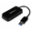 Portable Mini USB 3.0 Hub - Black