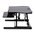 Corner Sit Stand Desk Converter 35x21in Corner Sit Stand Desk Converter 35x21in