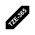 TZE365 tape white on black