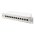 CAT 6A Patch Panel shielded 12-Port labe CAT 6A Patch Panel shielded 12-Port labe