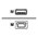 Console Cable 6 ft with USB Type A and m
