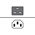 IEC 10/16A cord set for Eaton STS 16