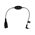 QD to 2,5mm pin plug, straight, 0,3 m QD to 2,5mm pin plug, straight, 0,3 m